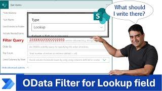 How to use OData filter in Power Automate on SharePoint lookup columns