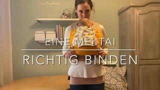 Babytragen: so bindest du eine Mei Tai richtig | Tipps zur Fullbuckle-Trage