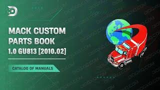 MACK CUSTOM PARTS BOOK 1.0 GU813 [2010.02] | SUPPORT  ‍