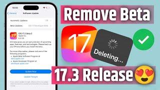 How To Remove Beta Version From iPhone ios 17 | How To Remove ios 17 Beta From iPhone | Remove Beta