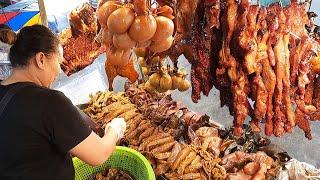 Amazing Cambodian Street Food Compilation! Very Popular Meat for Dinner