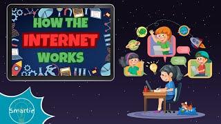 How does the internet works? | Kids Educational Video | What is the internet | Smartie Alpaca  Learn