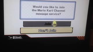 Weird error code in Mario kart wii