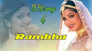 18 Hit songs of Rambha/Top hindi songs of rambha