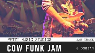 Cow Funk Jam Band Guitar Backing Track in G Minor Dorian