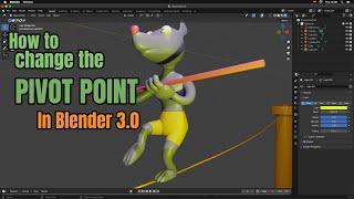 How to Change the Pivot Point of an Object in Blender 3.0 (Beginner Tutorial)