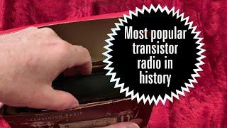 Most Popular Transistor Radio in History, more than 3/4 million models sold! Channel Master Sanyo