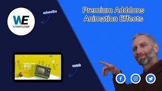 Animation effects with Premium addons for Elementor