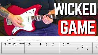 Wicked Game Electric Guitar Lesson | Chris Isaak Guitar Tutorial With Tabs