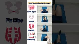 Yoga Pilates-Reduce Belly Fat #short #reducebellyfat #bellyfatloss #yoga #nikitafitness