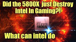 Ryzen 5800x Benchmarks leaked, AMD 5800X DEMOLISHES Intel In Gaming!