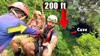 They Dropped Me Into a 200ft Deep Cave with a Rope! Jomblang Cave 