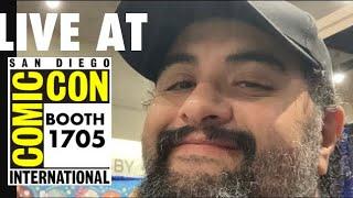 San Diego comic con Gabriel Eltaeb is going live!