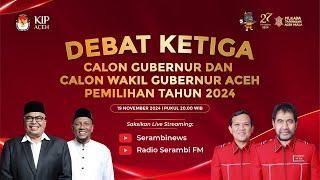  Debat Publik Pasangan Calon Gubernur dan Wakil Gubernur Provinsi Aceh 2024