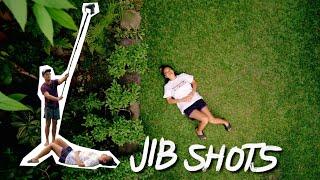 JIB shots using a Gimbal + Monopod