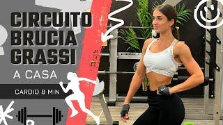 CIRCUITO CARDIO BRUCIA GRASSI I ALLENAMENTO A CASA per dimagrire