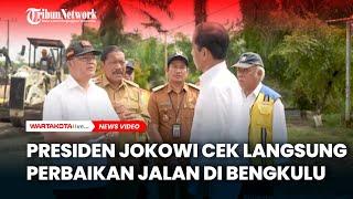 Presiden Jokowi Tinjau Perbaikan Jalan Kerkap-Tanjung Agung Pali, Bengkulu Utara