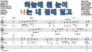 친구 - 김흥국 [Elf-919 / SNB TV] 악보영상