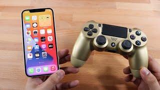 How To Connect a PS4 Controller To ANY iPhone 12!