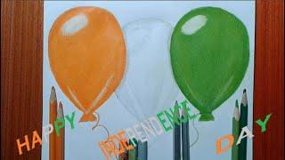 How to draw balloons step by step