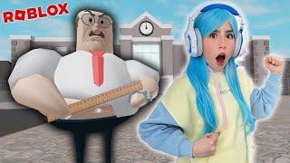 S'échapper de l'énorme PROFESSEUR dans Roblox !!! KIARA GAMER GIRL