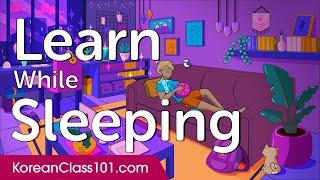 Learn Korean While Sleeping 8 Hours - ALL Basic Phrases You Need