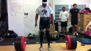 Deadlift at 425lbs during CrossFit Total at CrossFit Annandale