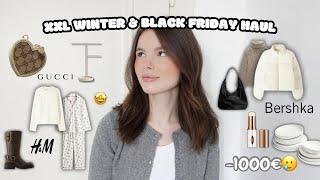 XXL WINTER & BLACK FRIDAY HAUL⭐️ | H&M, Bershka, Pull&Bear, Gucci… | VLOGMAS 5 | minimalromi