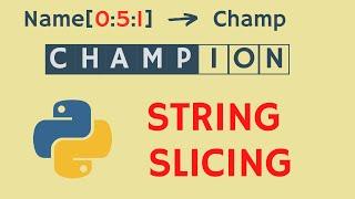 String Slicing || Start : Stop : Step Index || What? How? || Python Tutorial for Beginners