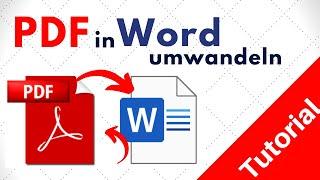 PDF in Word umwandeln | Tutorial 2021