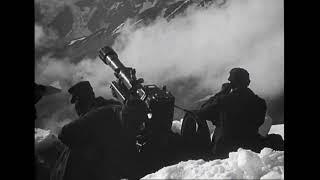 Assembly and firing of a 7.5cm Gebirgsgeschütz 36 in the Caucasus Mountains in January 1943