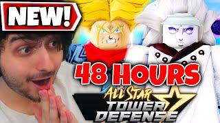 I Spent 48 HOURS and got EVEN STRONGER in All Star Tower Defense (ASTD)