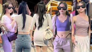 Hongdae Street beauties are the best ever_4K HDR [NIGHTLIFE SEOUL]