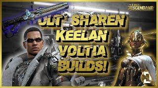 3 BUILDS IN 1 VIDEO! ULT SHAREN KEELAN VOLTIA BUILDS!! THE FIRST DESCENDANT DEUTSCH