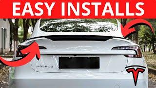 13 EASY Tesla DIY Upgrades & Accessories Installs