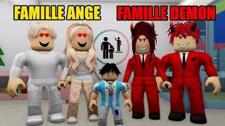 FAMILLE ANGE VS FAMILLE DÉMON SUR BROOKHAVEN ! ROBLOX