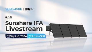 Sunshare IFA2024 Livestream