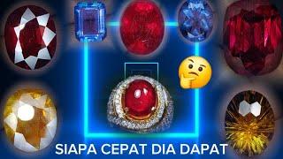 NATURAL PERMATA SUDAK LENGKAP MEMO | Ruby pigeon blood | Umbalite garnet | Flourite |Orange sapphire