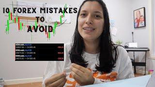 Top 10 FOREX trading MISTAKES to AVOID