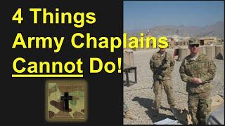 4 Things Chaplains Cannot Do