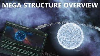 Stellaris - Megastructures Overview (Dysonspheres, Ringworlds, Science Nexus, Sentry Hub)