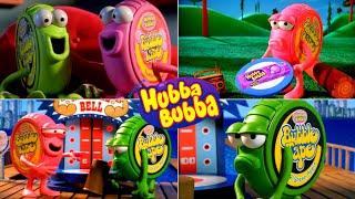 Hubba Bubba Bubble Tape Gum Funny Commercials! Big Bubbles No Troubles