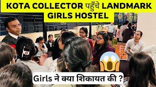 Kota collector Met Girls Students in Landmark City.