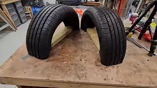 $1000 Lamborghini URUS TIRE to Melted Chair