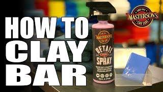 How To Use Clay Bar - The Professional Detailer's Secret!  - Masterson's Car Care