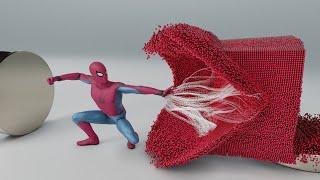 SPIDERMAN vs MAGNETIC BALLS