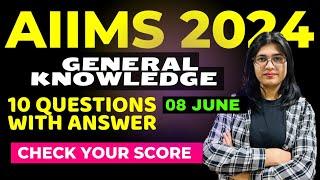 General Knowledge Questions Solutions AIIMS Bsc Nursing Entrance Exam 2024