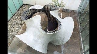 Zaha Hadid Architect's KnitCandela Construction Process