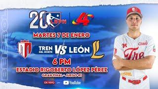 Tren del Norte  Leones de León - LBPN 2024 – 2025 (JUEGO 1 - SERIE FINAL)