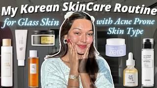 My Korean Skincare Favourites for Acne Prone Skin! 4 Steps to GLASS SKIN Sarah Sarosh